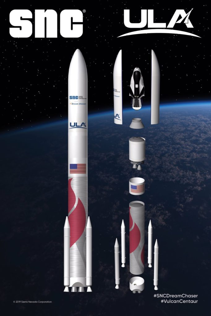 Sierra Nevada Corp. Selects ULA Vulcan to Launch Dream Chaser Cargo Missions for NASA to ISS