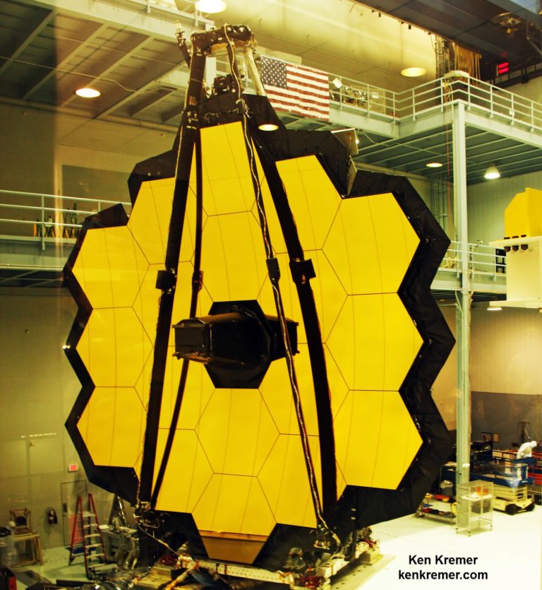 NASA’s James b Space Telescope Primary Mirror Passes Deployment Test