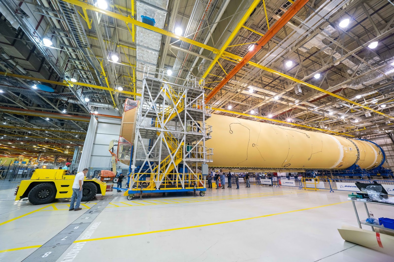NASA Completes Assembly of 1st SLS Core Stage Structure