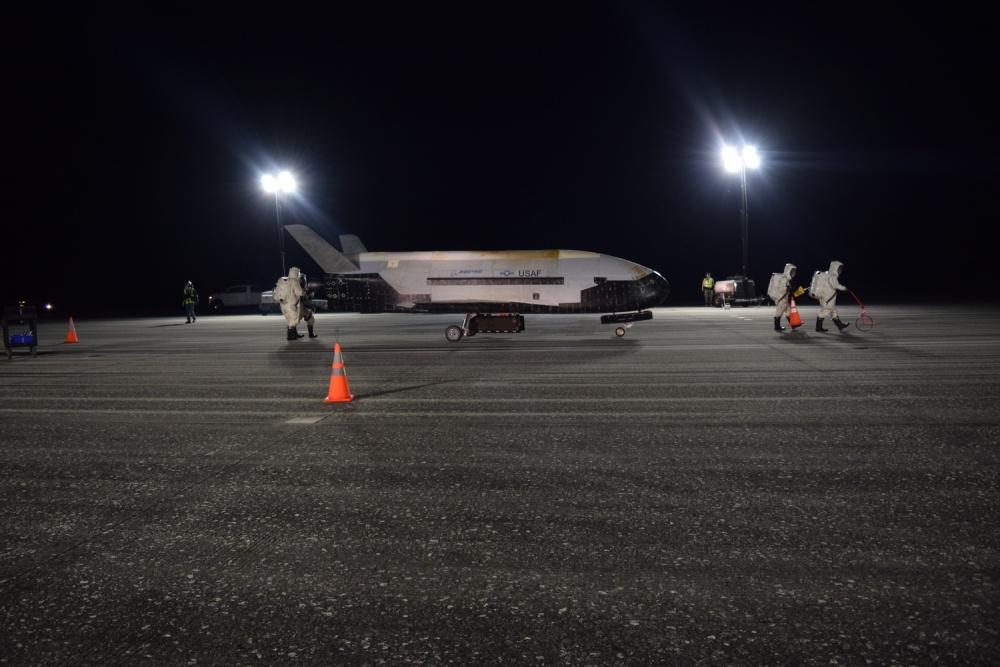 U.S. Air Force X-37B Spaceplane breaks record, lands after 780 days in orbit