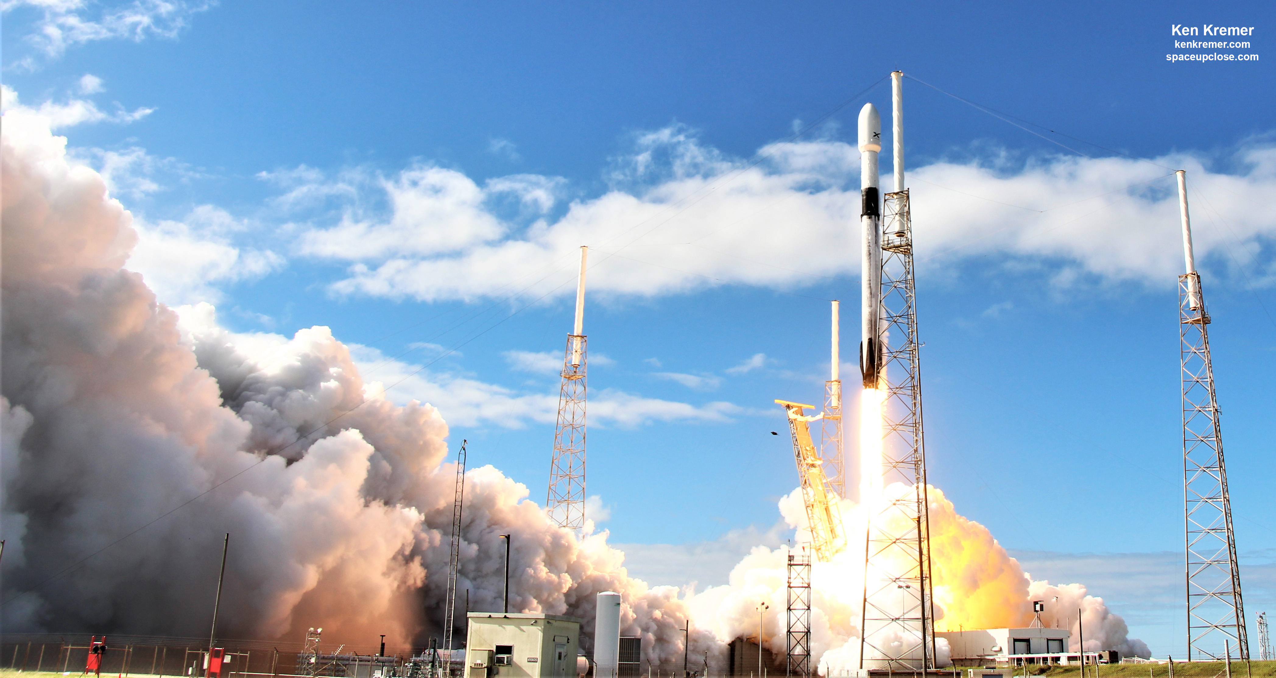 SpaceX 2nd Starlink Blastoff with 1st Quadruply Launched/Landed Falcon 9 1st Stage: Photo/Video Gallery