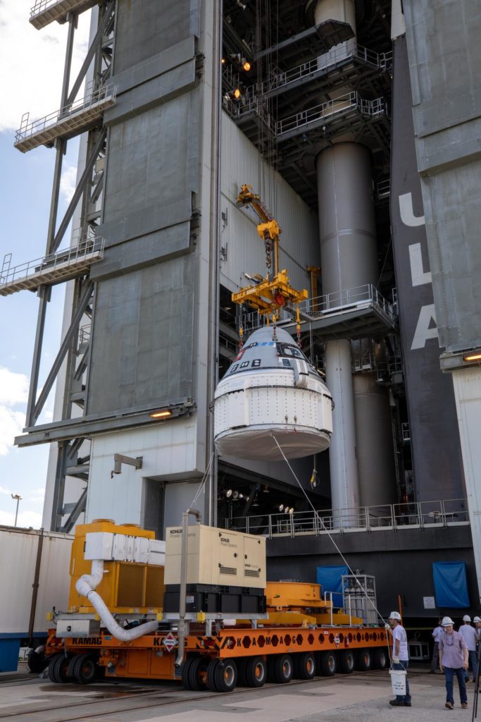 1st Flightworthy Boeing Starliner Astronaut Capsule Joined Atop ULA