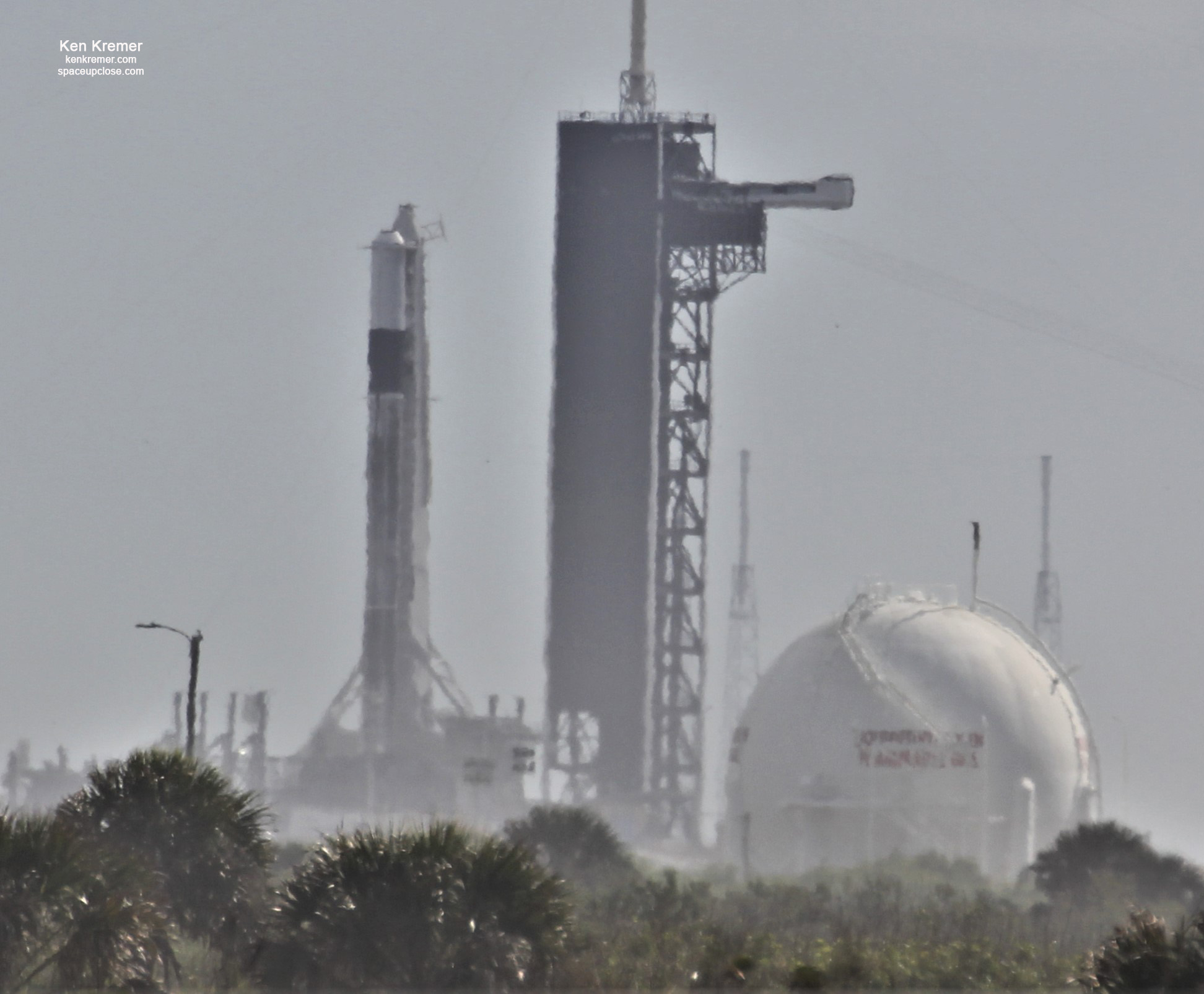 SpaceX Rolls out and Raises Falcon 9 for Test Fire of Crew Dragon In-Flight Abort Test, KSC Launch Reset to Jan 18