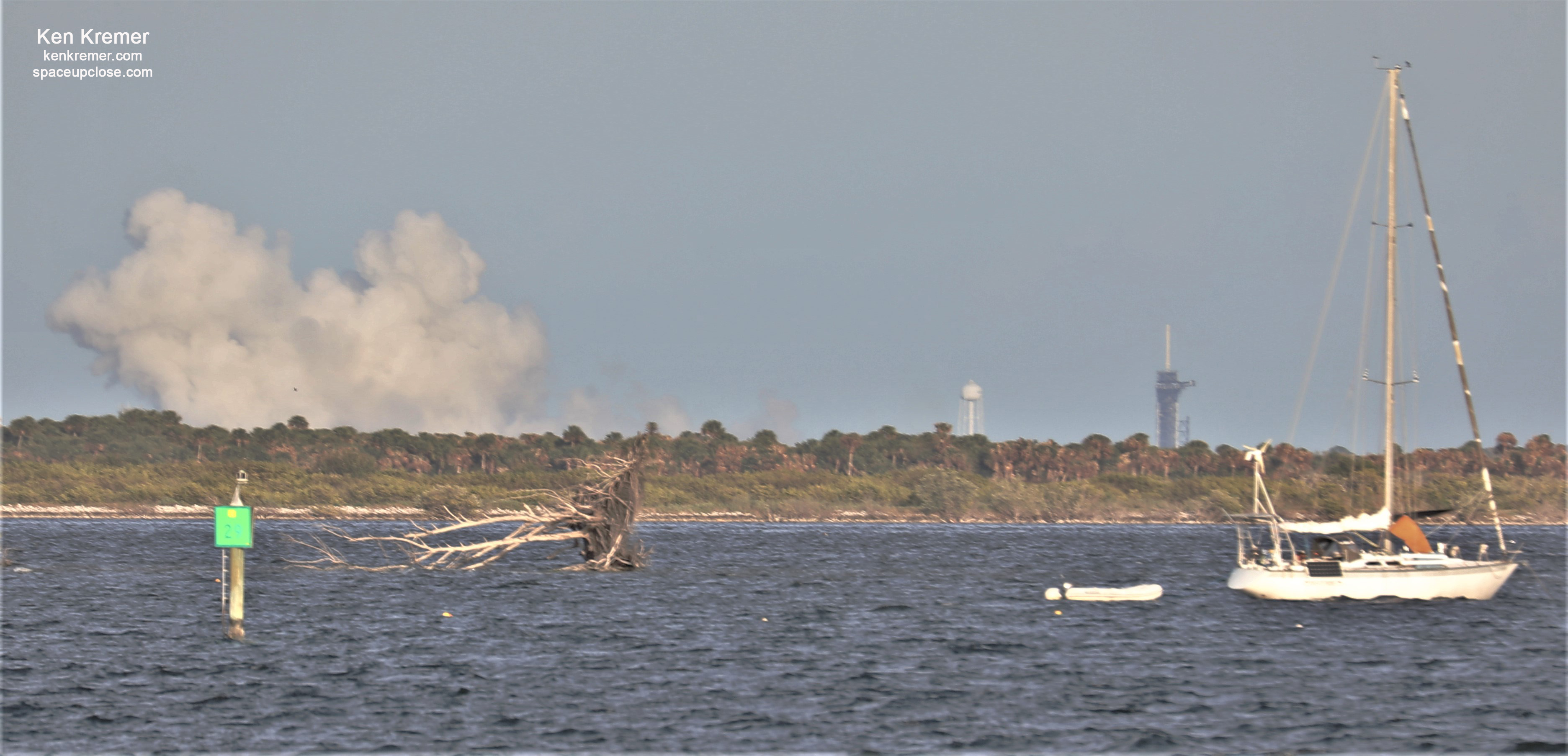 SpaceX Completes Static Fire Test for Next Starlink, Launch Reset to Sunday Morning March 15:  Photos