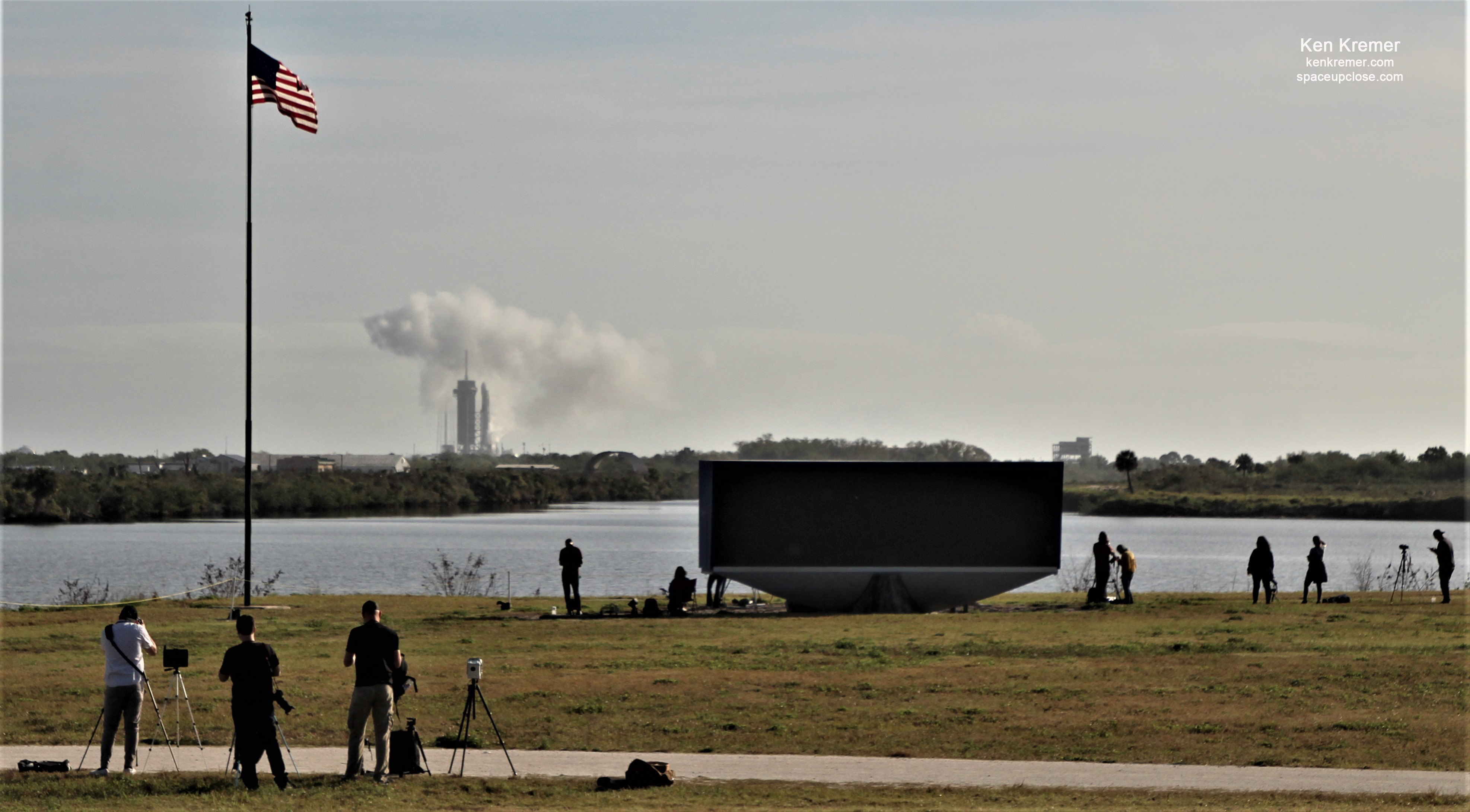 SpaceX Aborts Falcon 9 Starlink Launch After Engine Ignition: Photos