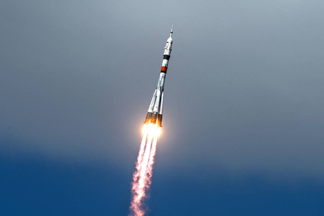 New Russian-American Trio Launches on Soyuz and Docks to Space Station