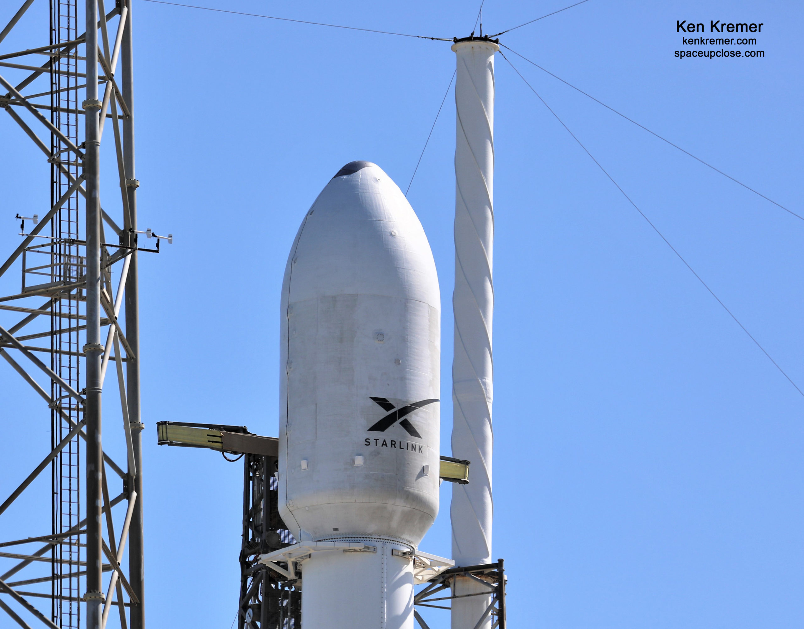 UpClose with SpaceX Starlink Poised for Liftoff with 1st Rideshare for Planet SkySats: Watch Live/Photos