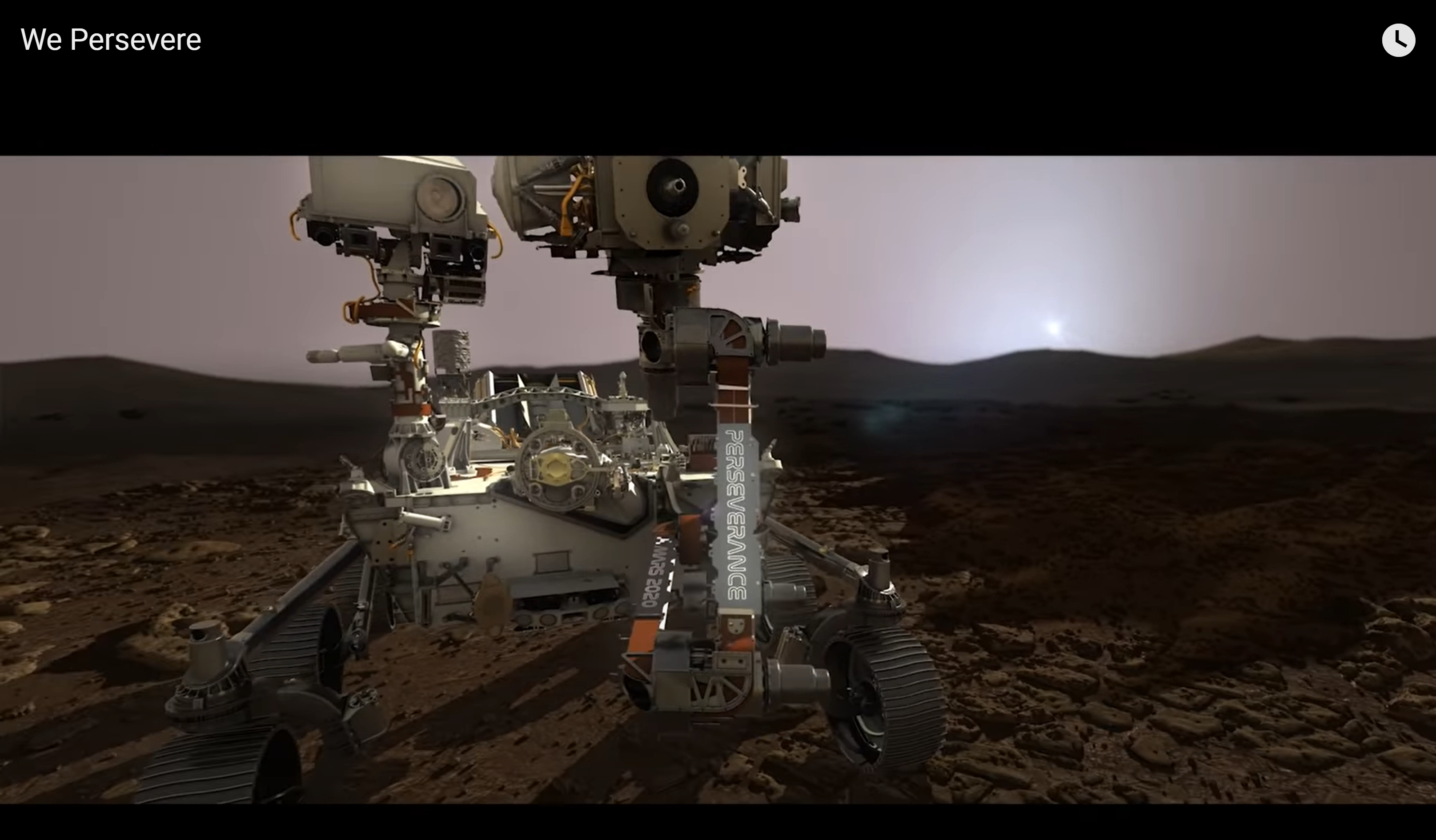 We Persevere: Mars 2020 Perseverance Rover Video