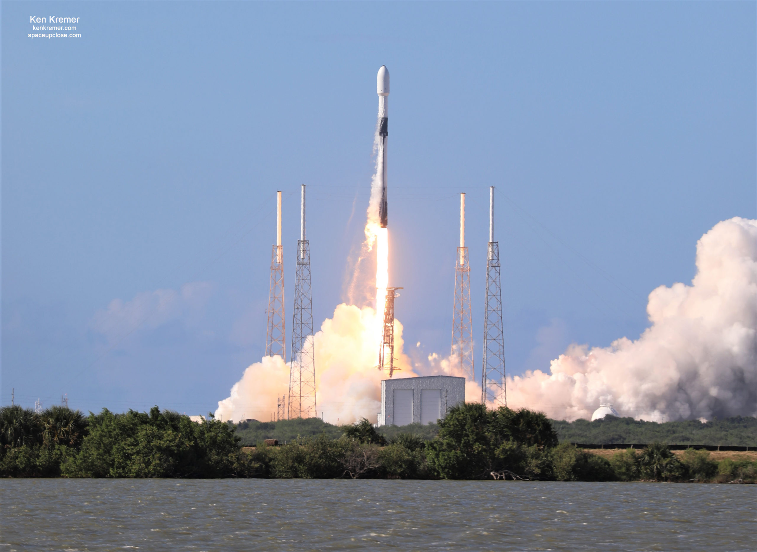 SpaceX Launches South Korea’s 1st Dedicated Military Satellite, Catches Both Fairings: Photos