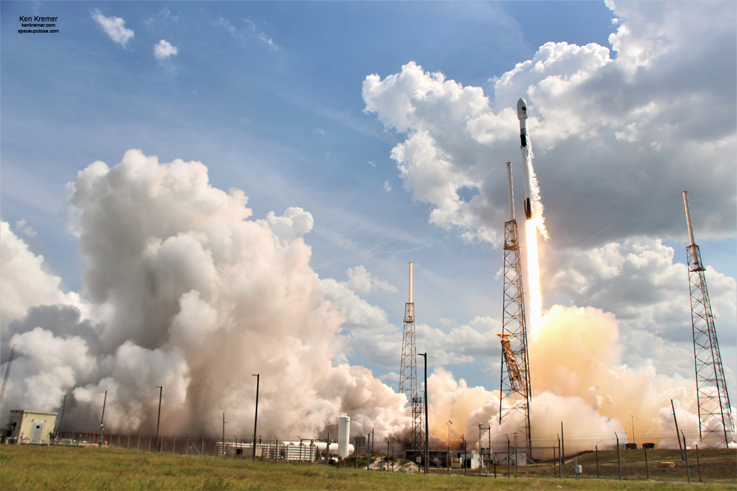 SpaceX Falcon 9 Successfully Launches NextGen GPS Navigation Satellite for US Space Force/Lands Booster: Photos