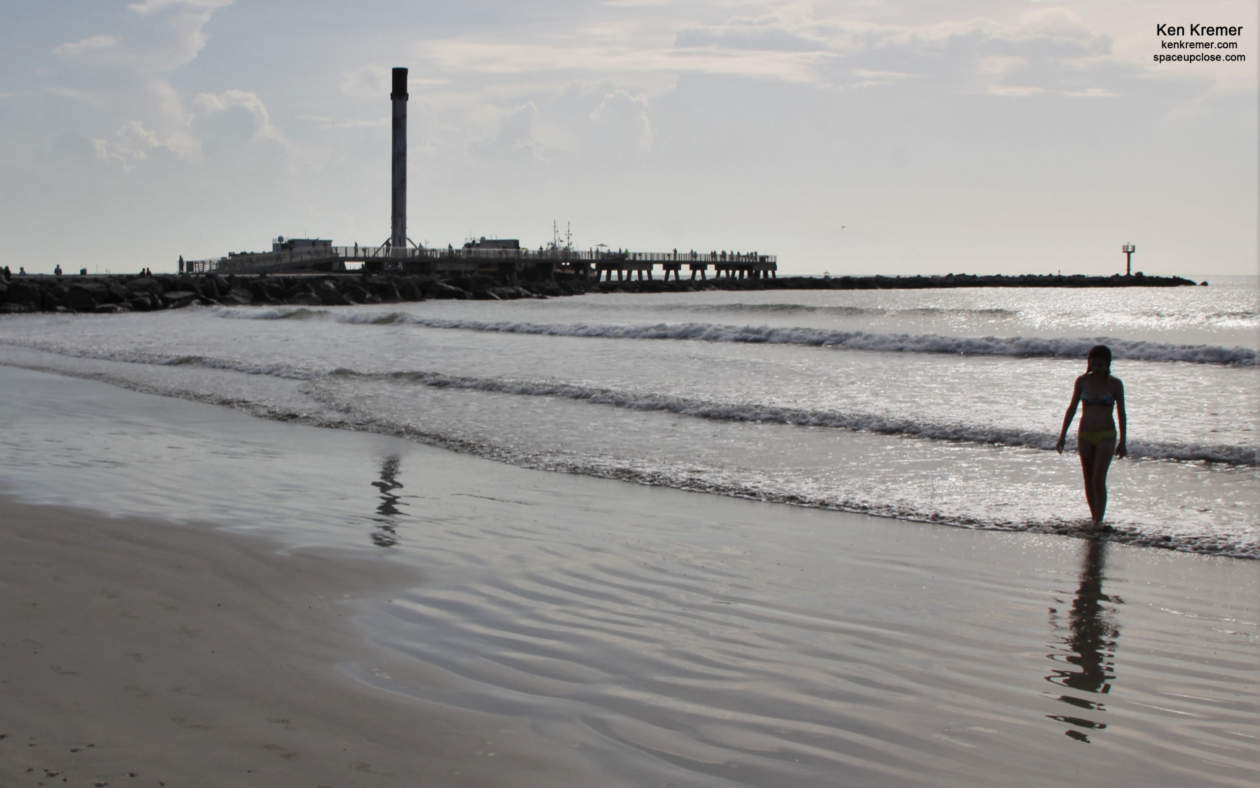 Recovered SpaceX Booster from GPS Launch Returns to Port Canaveral for Glorious 4th of July Welcome: Photos