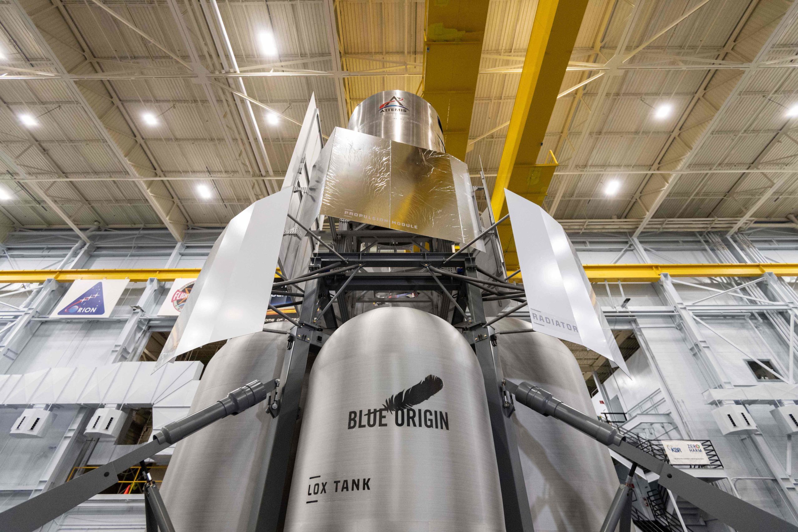 Blue Origin National Team Delivers Human Lunar Lander Mockup to NASA