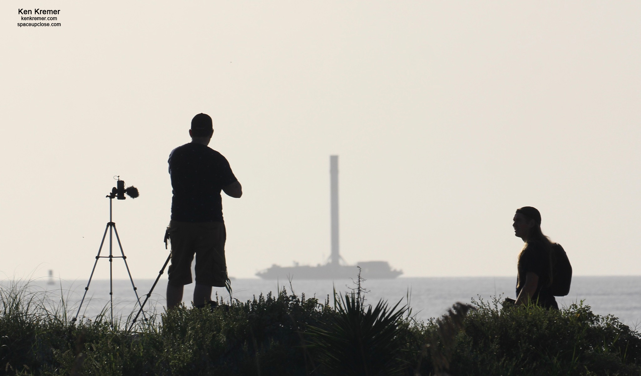 Sterling Sunday Sunrise Return for 2x Flown SpaceX Starlink Booster to Port Canaveral: Photos