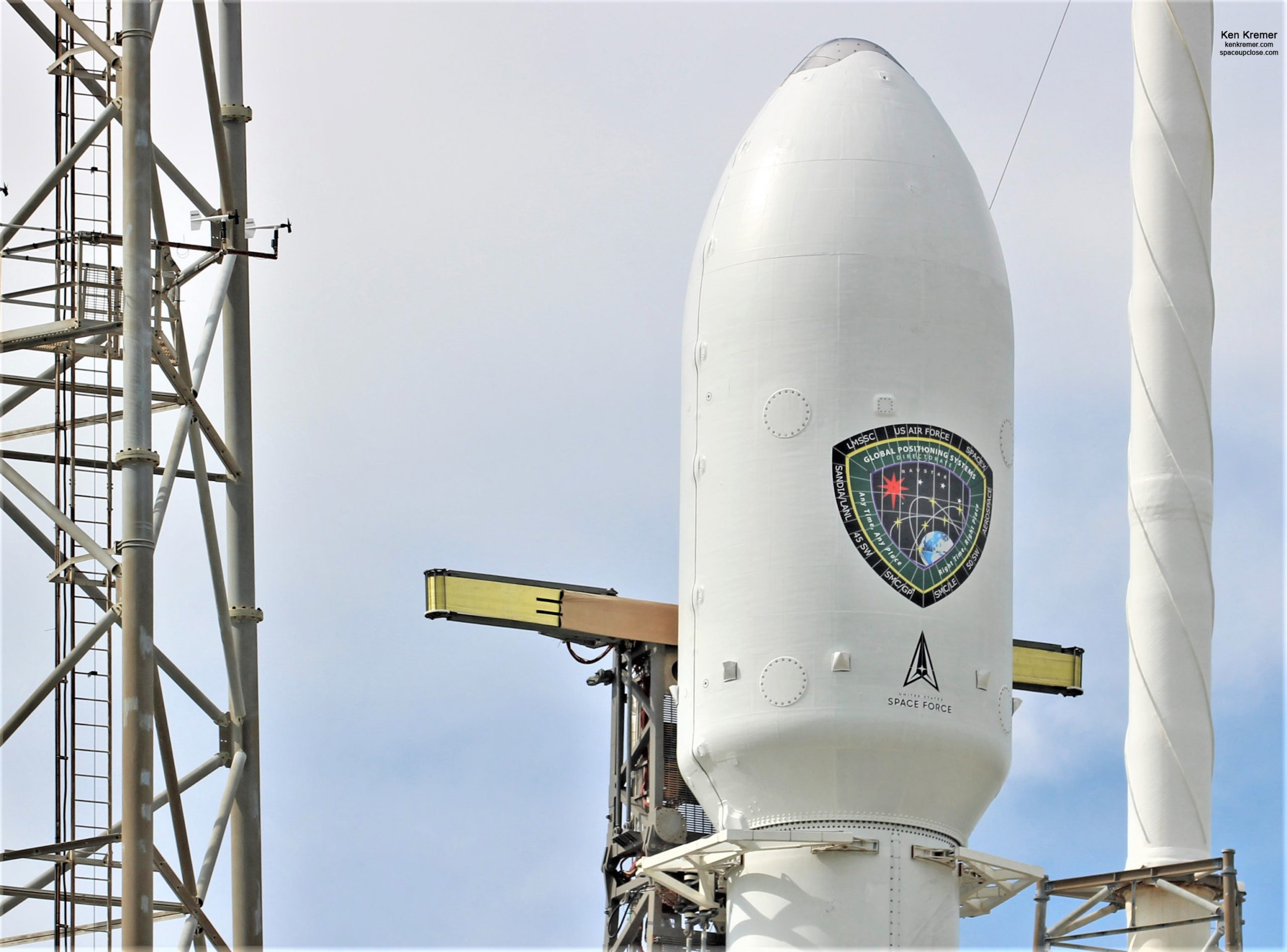 close up falcon 9 rocket