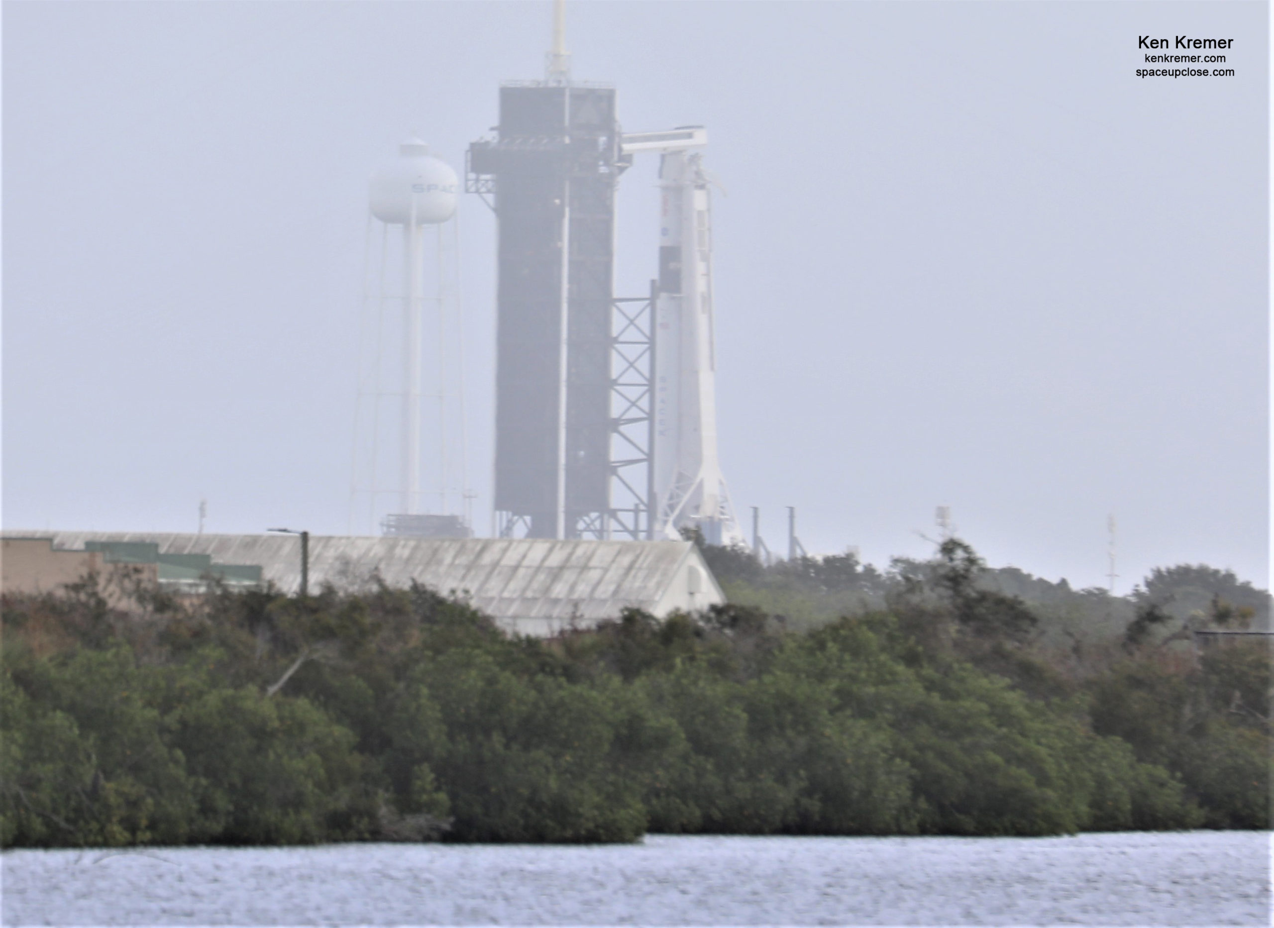 SpaceX Falcon 9 Goes Vertical For Static Fire Test ahead of Crew-1 Launch Nov. 14: Photos