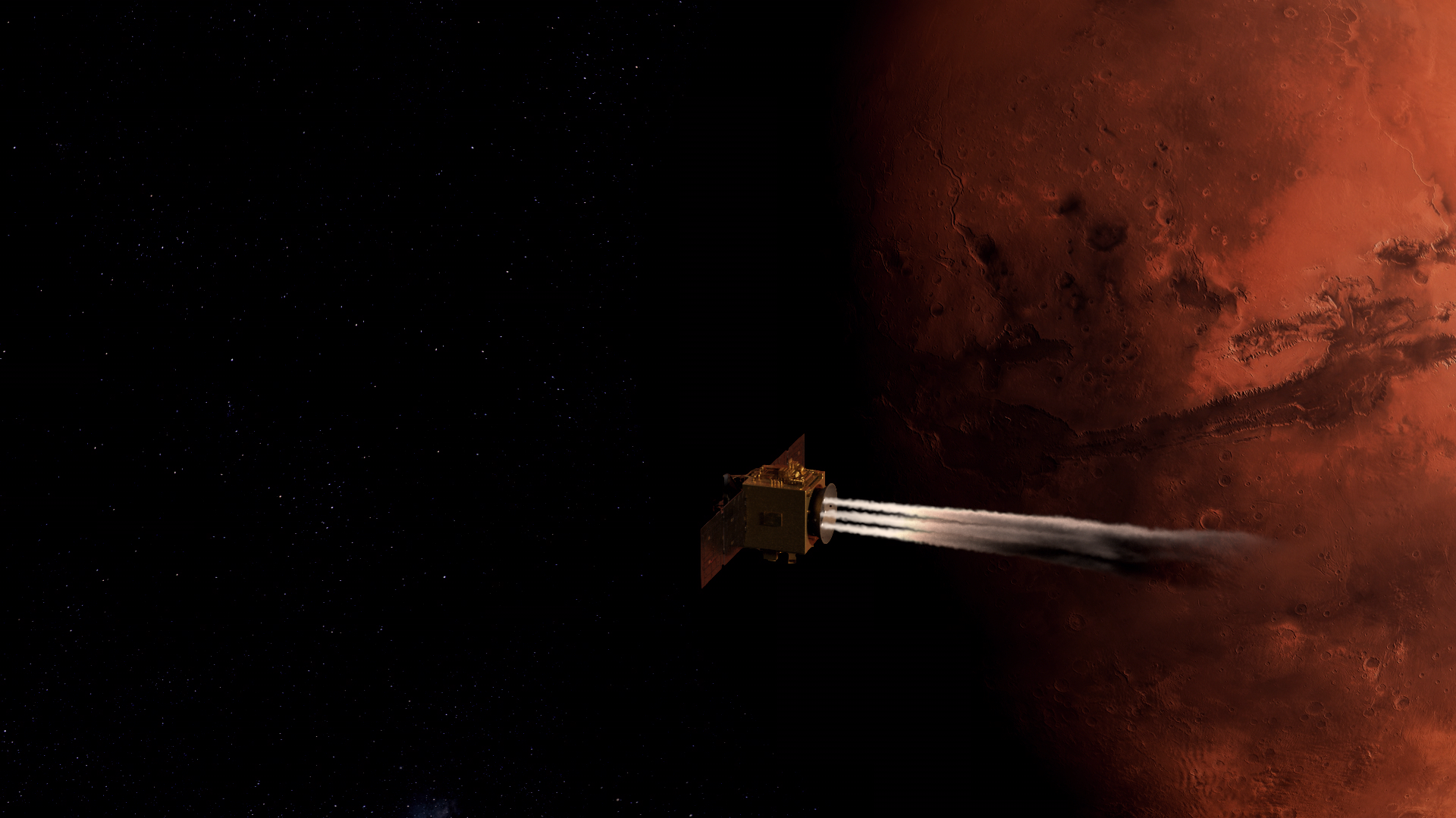 Arab Worlds 1st Interplanetary Mission to Mars Achieves Orbit – UAE Hope Probe Arab Worlds 1st Interplanetary Mission to Mars Achieves Orbit – UAE Hope Probe