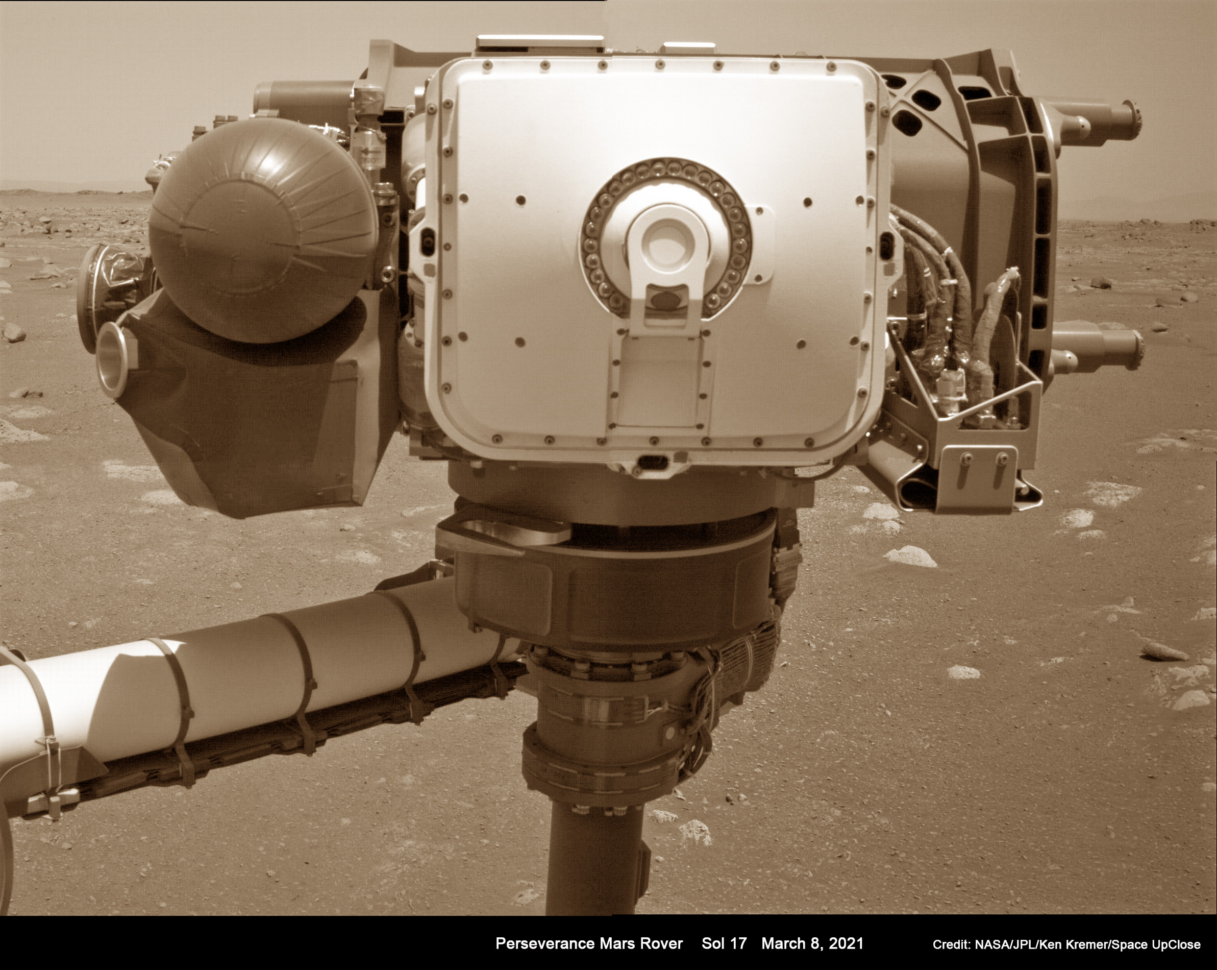 NASA’s Perseverance Rover Flexes Robotic Arm on Mars 1st Time: Mosaic