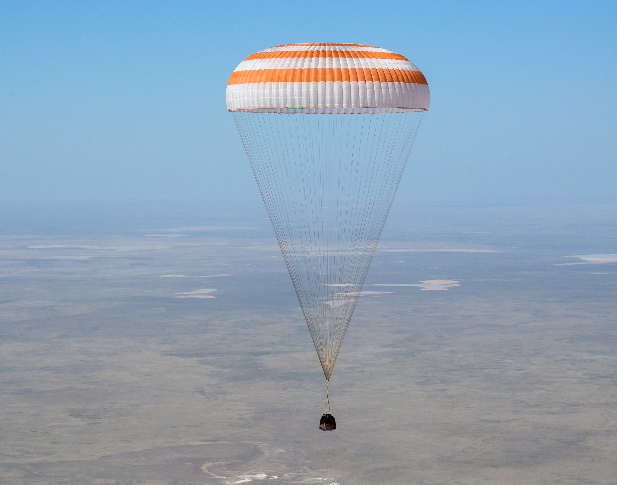 Russian American Soyuz Trio with NASA’s Kate Rubins Returns Safely to Earth after 6 Month Stay Aboard International Space Station