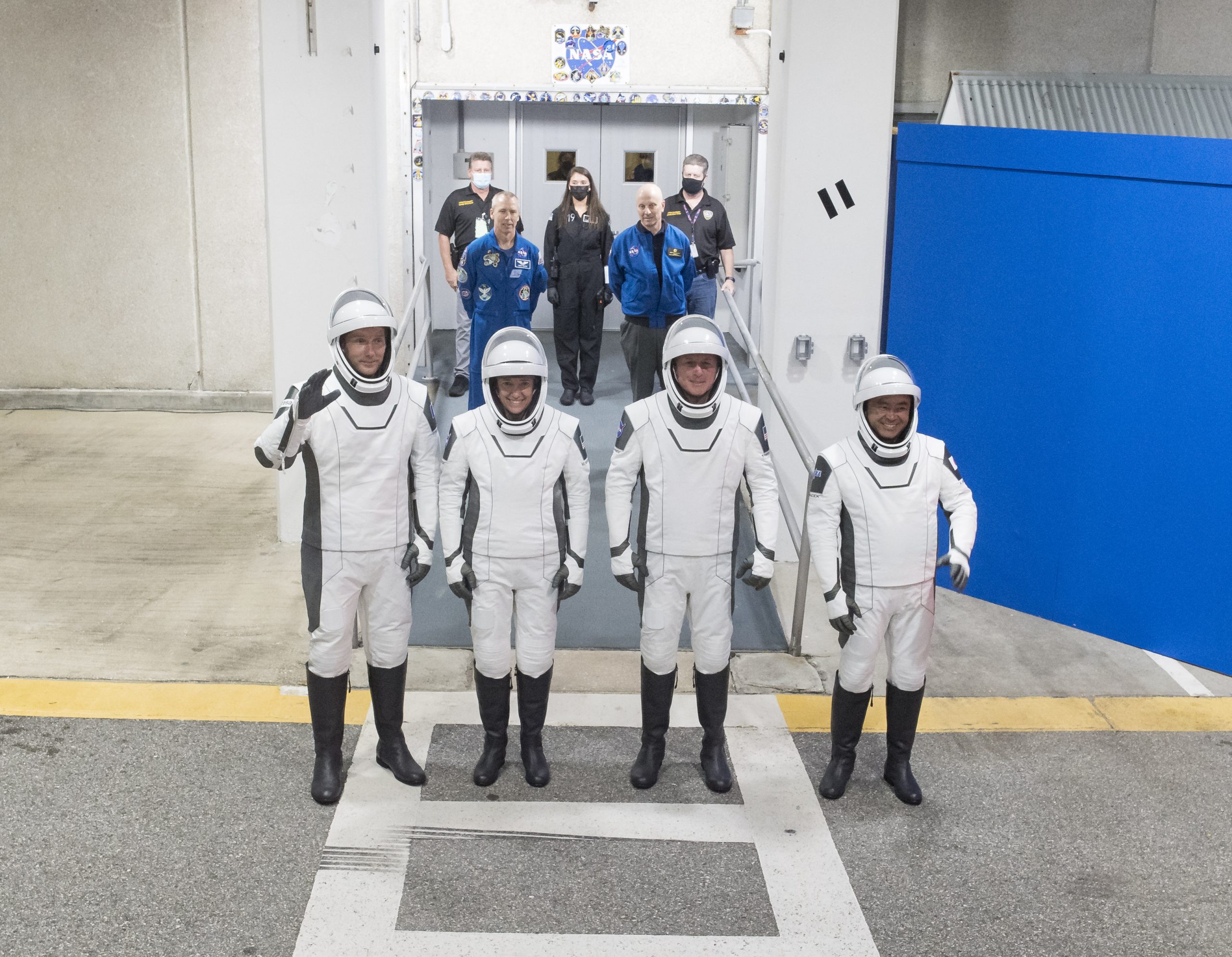 Crew-2 Astronauts and NASA SpaceX Launch Teams Practice Procedures and Complete Static Fire Test for April 22 Launch