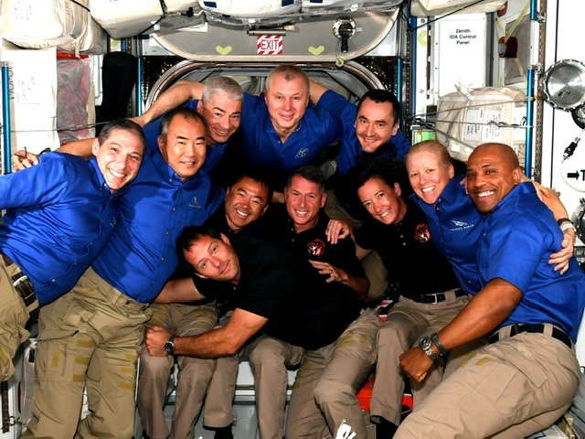 NASA SpaceX Crew 2 Dragon Docks to ISS Making Happy Eleven Resident Crew!