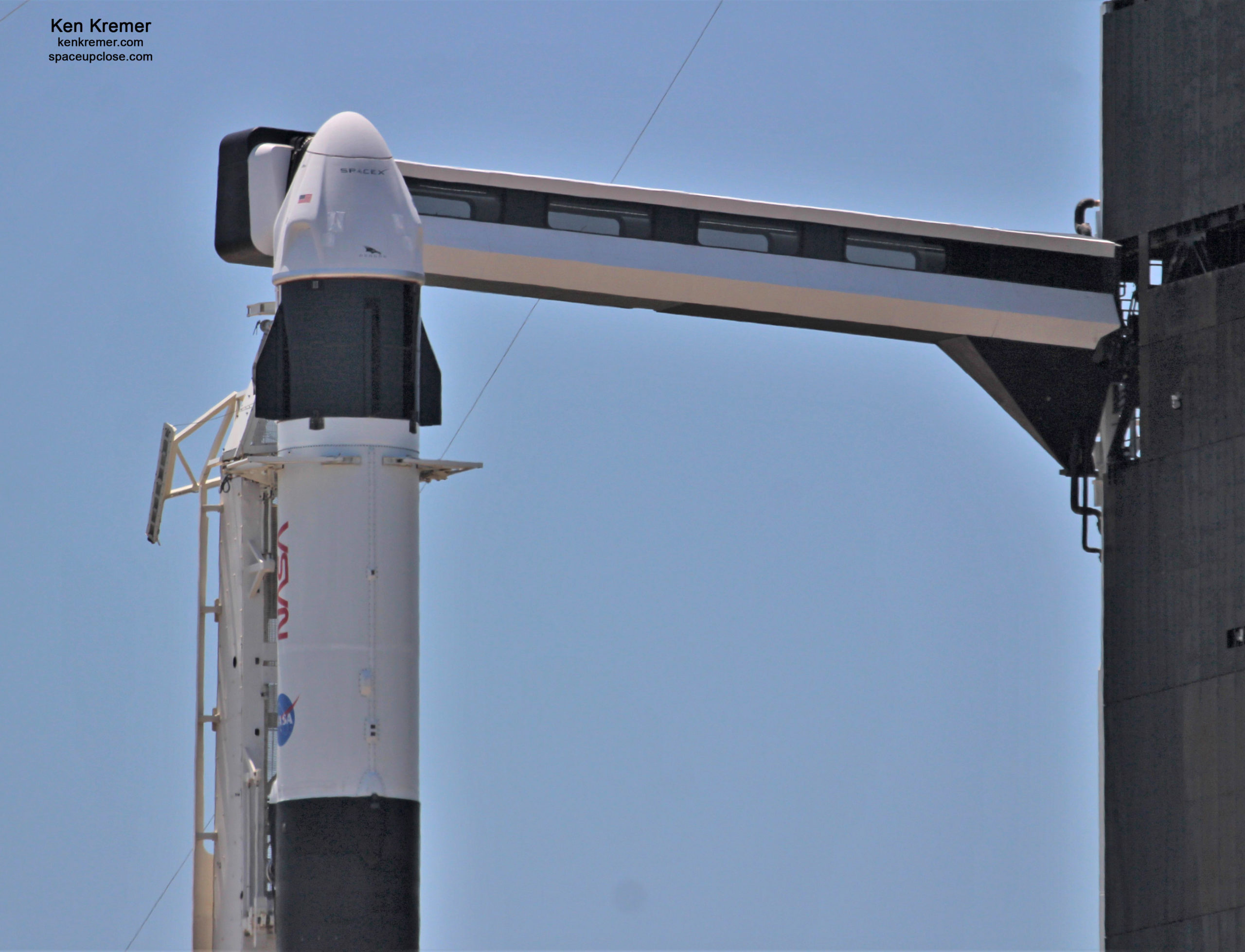 UpClose with SpaceX Falcon 9 and Crew Dragon for NASA Crew-2 Astronaut Launch to ISS: Watch Live/Photos