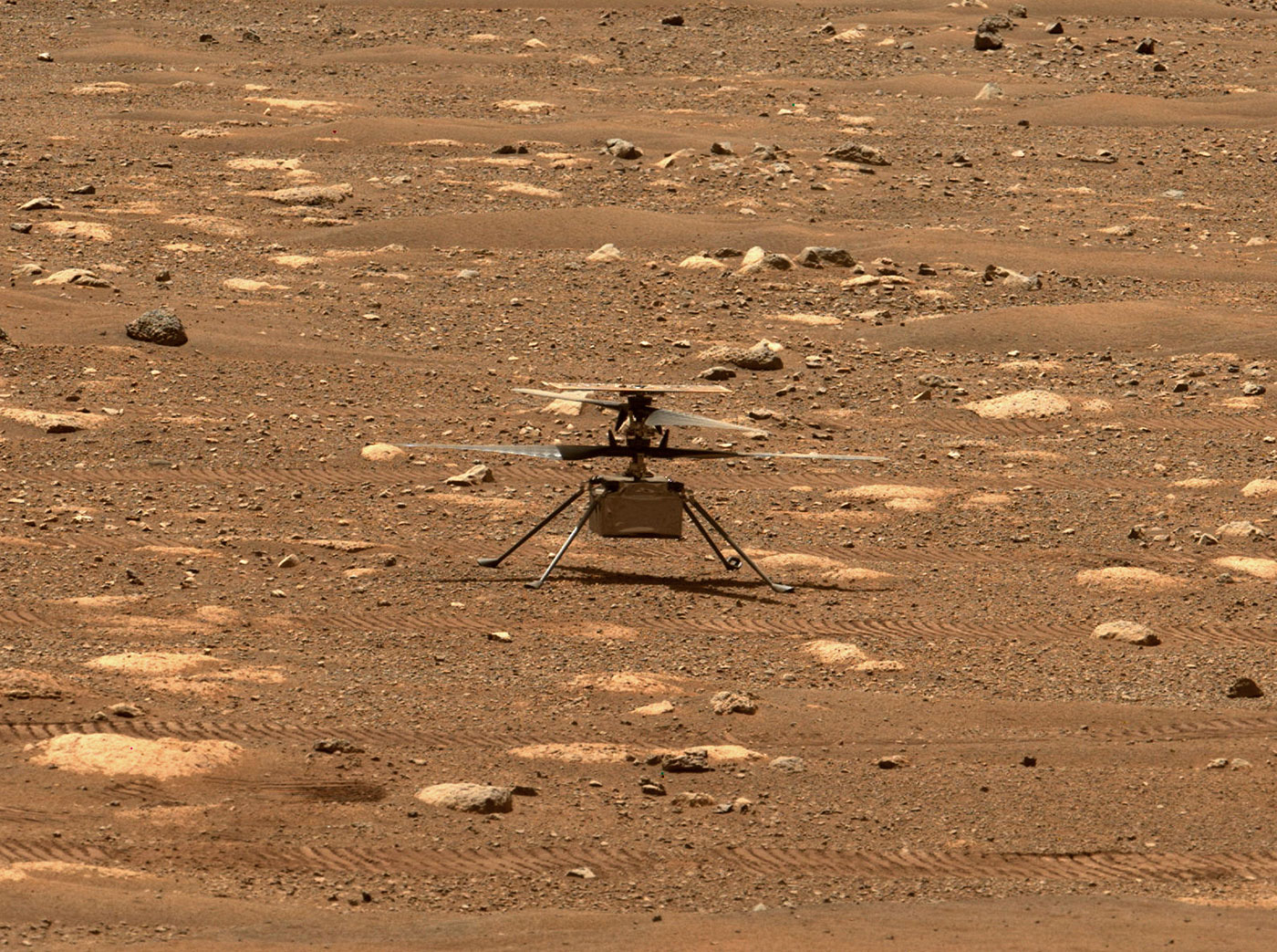 Mars Chopper Ingenuity Unlocks Rotor Blades, 1st Test Flight Delayed to NET April 14