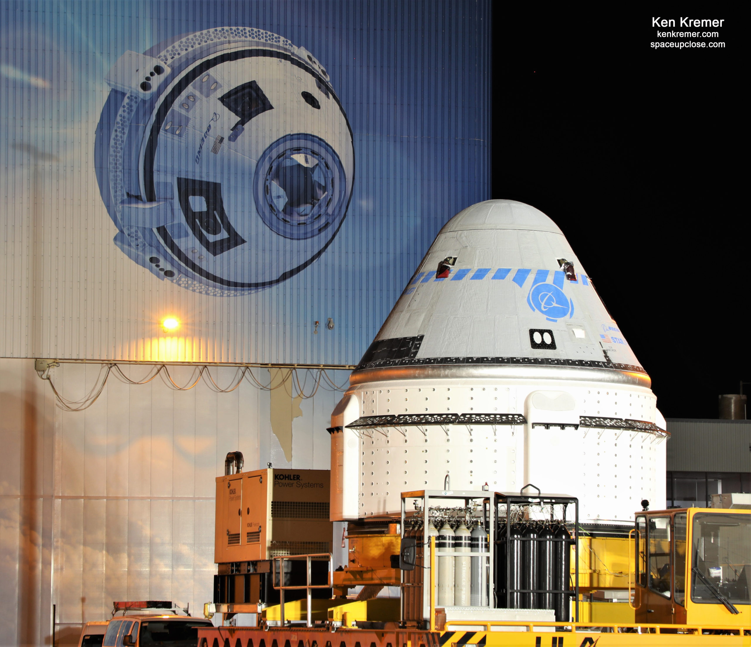 Boeing Starliner Rolls Out to Launch Pad and Mated on ULA Atlas V Rocket for Redo Test Flight to ISS: Photos