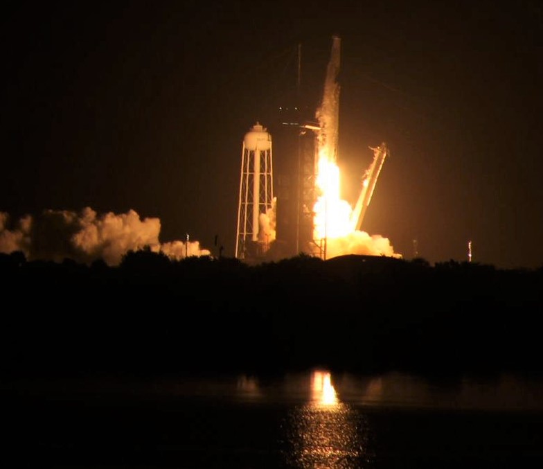 SpaceX Launches Cargo Dragon Packed with NASA Science to Space Station on Overnight Flight from Florida