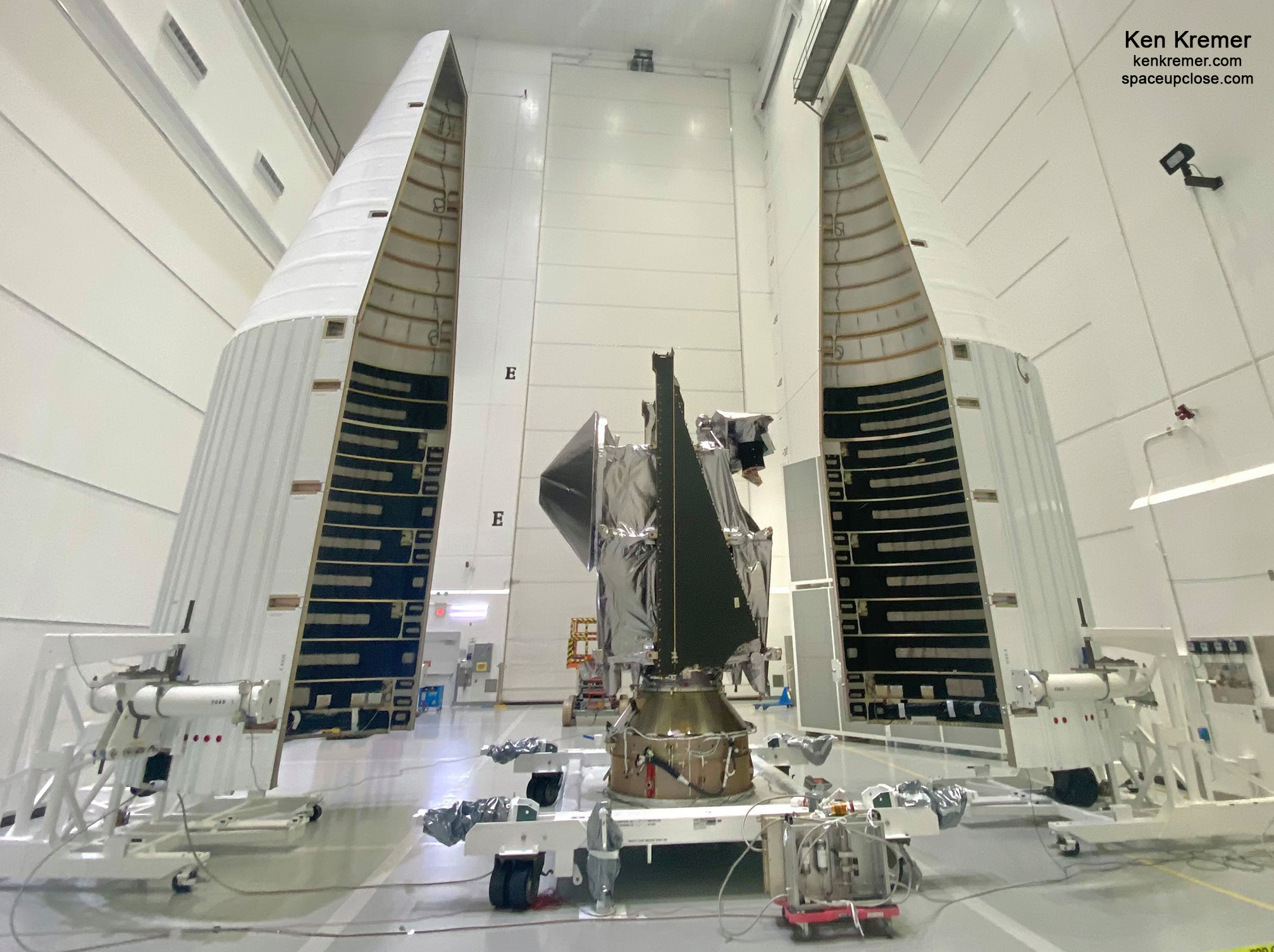 UpClose with NASA Lucy Asteroid Explorer Spacecraft in the Cleanroom: Photos