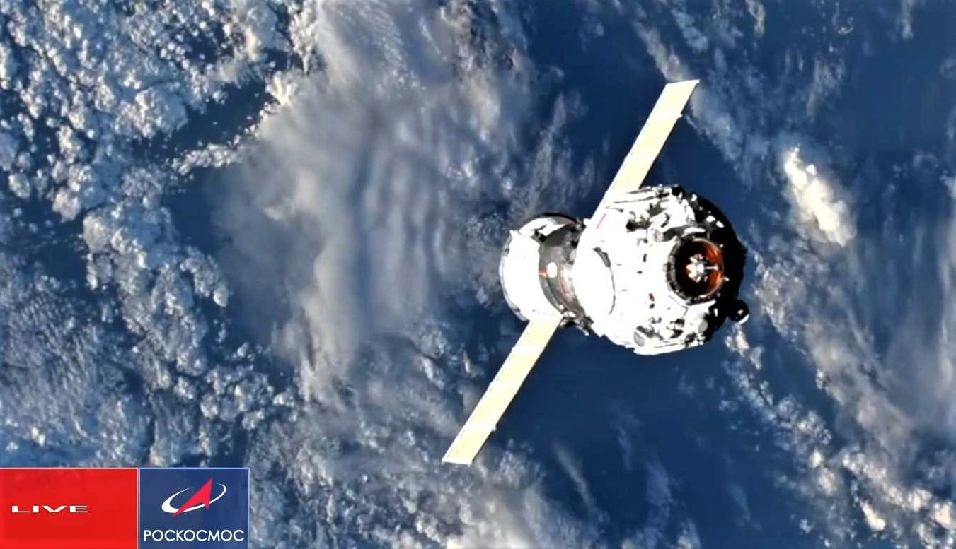 Russian Prichal Node Module Docks at International Space Station