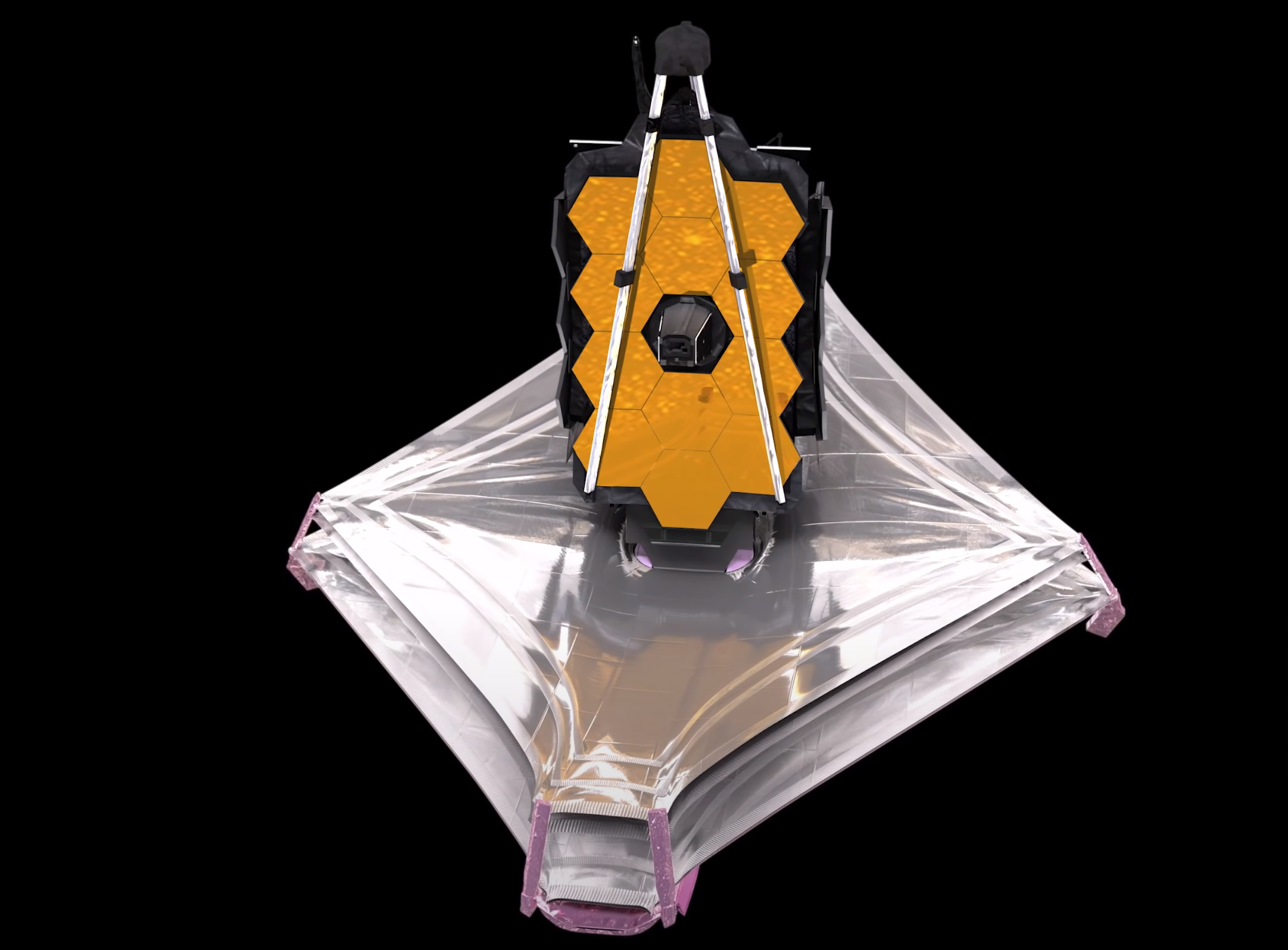 James Webb Space Telescope Completes Risky Deployment of Massive Sunshield