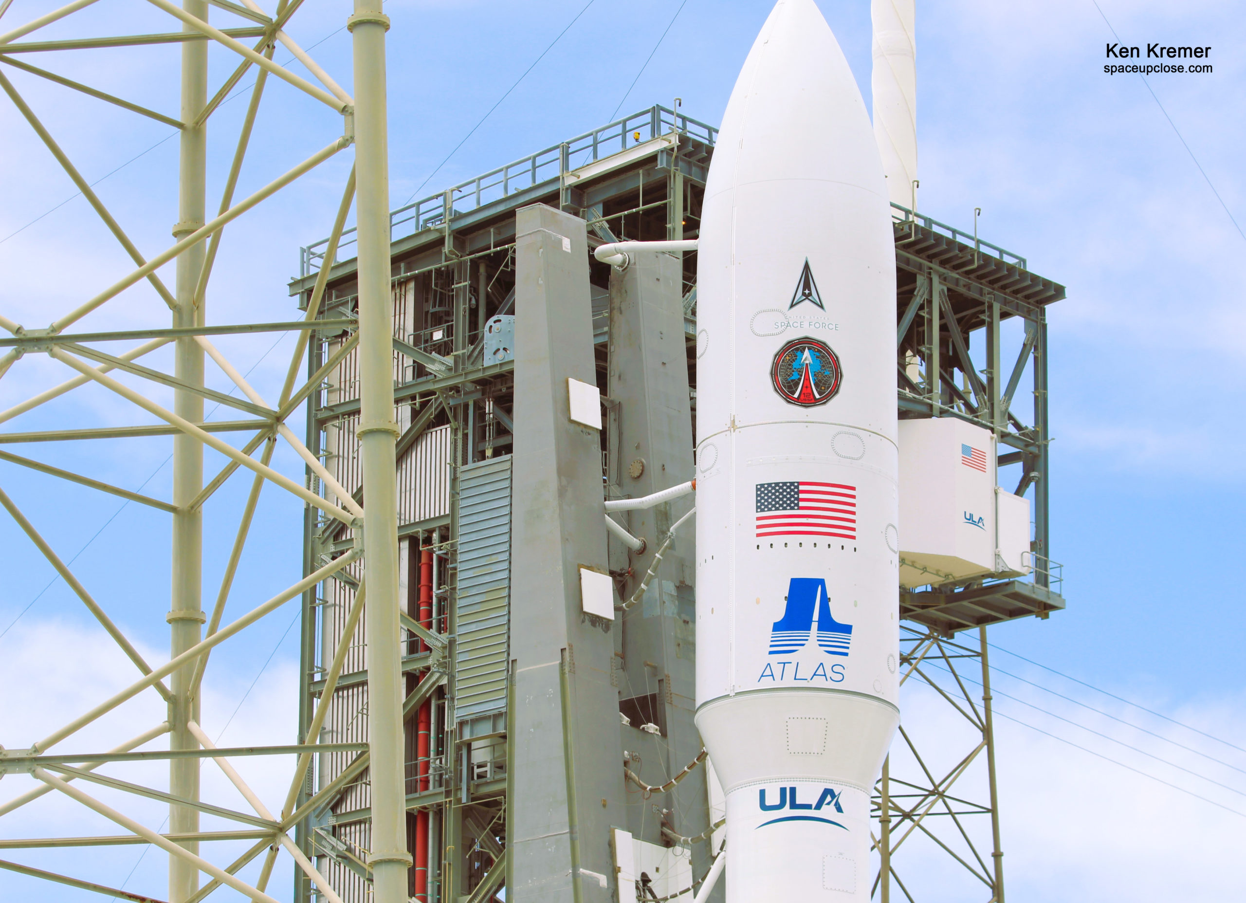 ULA Atlas V Carrying Experimental Missile Warning Satellite to Orbit for U.S. Space Force Targets July 1 Launch: Photos