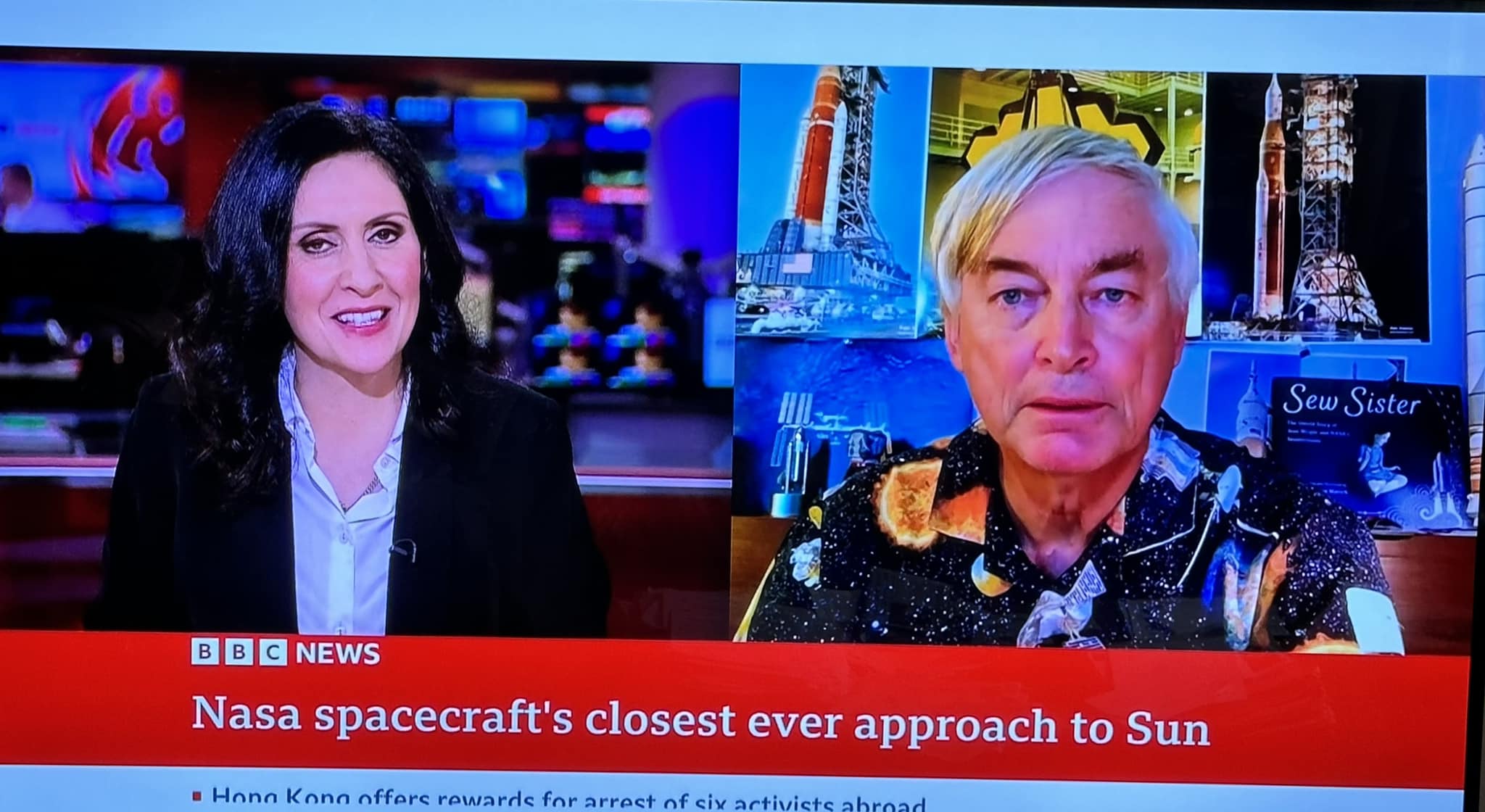 Ken Kremer interview on BBC News – NASA Parker Solar Probe Closest Solar Flyby Christmas Eve Dec 2024